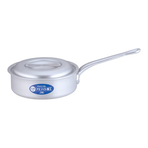 TKG IH軽銀 浅型片手鍋 27珊/御勤め用/新品/小物貨物輸送客体商いもの