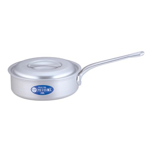 TKG IH軽銀 浅型片手鍋 30糎/御役目用/新品/小物貨物輸送客体商いもの