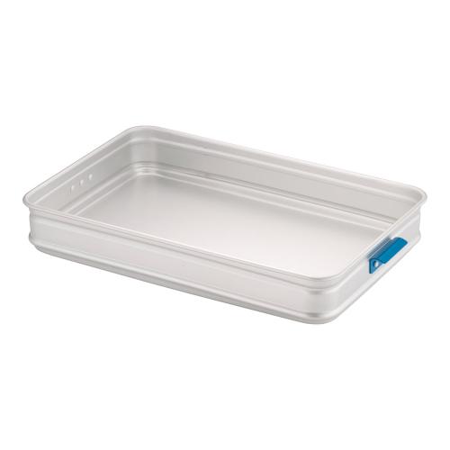 アルミ カラーハンドル番重 大 80 (板取手)青/業務用/新品/小物送料対象商品
