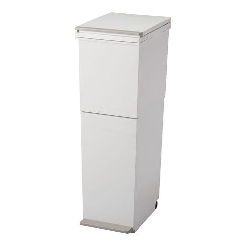 分別ペダル 2段スリム 38L ホワイト/業務用/新品/小物送料対象商品