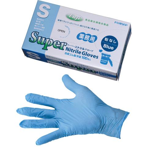 楽天市場】使い捨てゴム手袋 フジナップ スーパーニトリルグローブ 粉