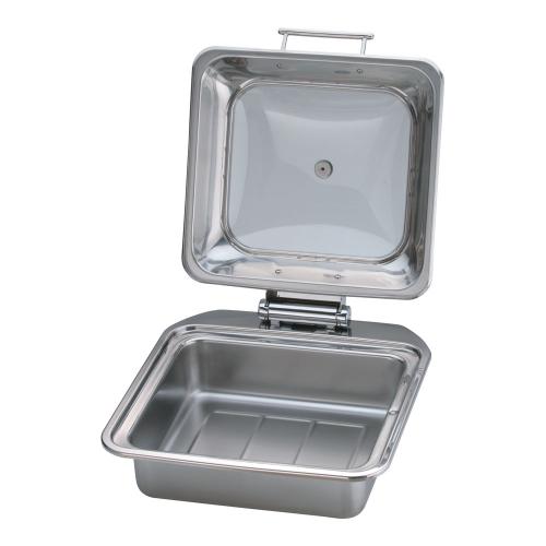 KINGO IH角チェーフィング FP無 ガラスカバー式2/3 D102/業務用/新品/送料無料