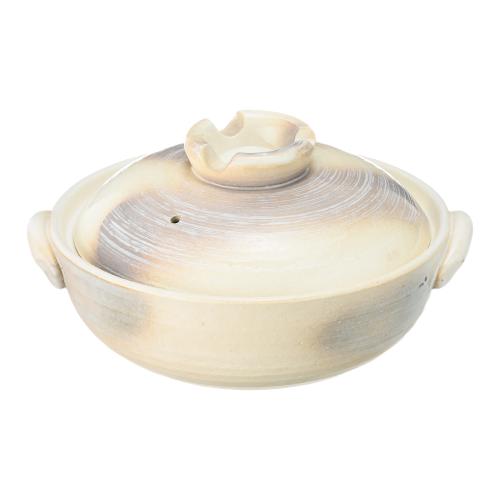 かすみ志野 土鍋 7号 S-512/業務用/新品/小物送料対象商品 7,550円