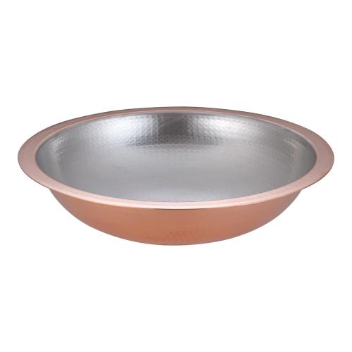 SA 銅 うどんすき鍋(槌目入) 39糎/御役目用/新品/小物貨物輸送客体商いもの その他-キッチン用品・食器・調理器具