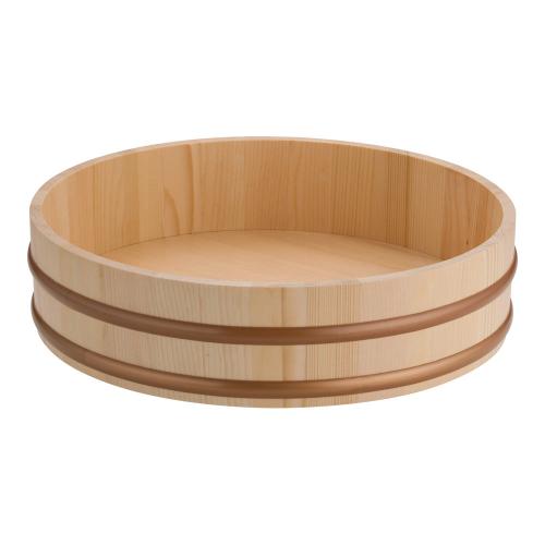 天然木盛込桶 クリアー(樹脂タガ仕様) 桶のみ 尺3 30010/業務用/新品/小物送料対象商品