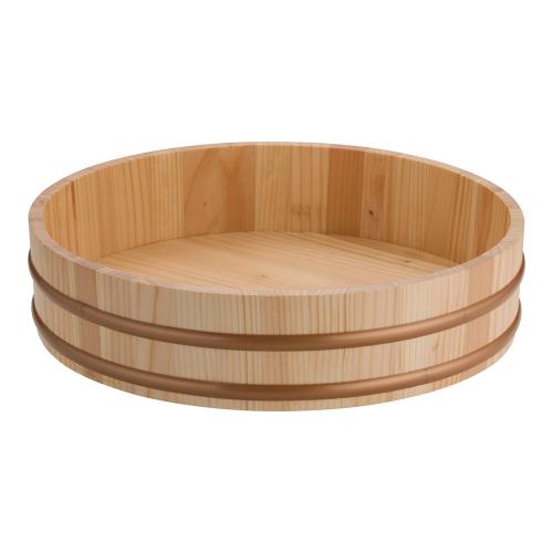 天然木盛込桶 クリアー(樹脂タガ仕様) 桶のみ 尺4 30011/業務用/新品/小物送料対象商品