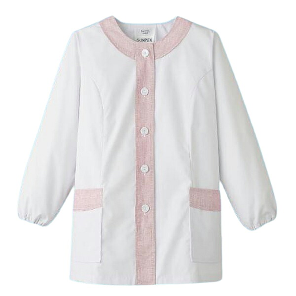 女性用デザイン白衣 長袖 FA-723 3L/業務用/新品/小物送料対象商品