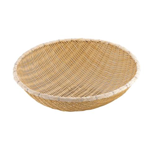 竹製藤巻揚ザル 51糎/お役目用/新品/小物貨物輸送客体商いもの