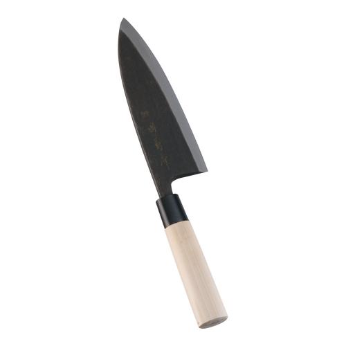 堺 菊守 黒出刃包丁 18糎/お役目用/新品/小物貨物輸送客体商いもの