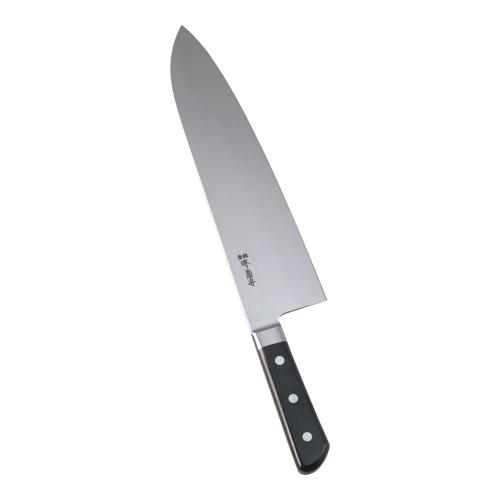 堺菊守日本鋼(口金付)巾広厚口牛刀 30cm/業務用/新品/送料無料｜厨房機器と店舗用品 TENPOS