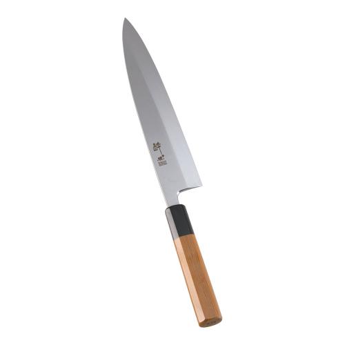 酔心 イノックス本焼和まかない方 身卸出刃包丁 24珊 45076/御勤め用/新品/貨物輸送無料