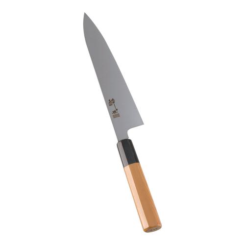 楽天市場】堺實光 匠練銀三 和牛刀(両刃) 37636_刃渡27cm 和包丁