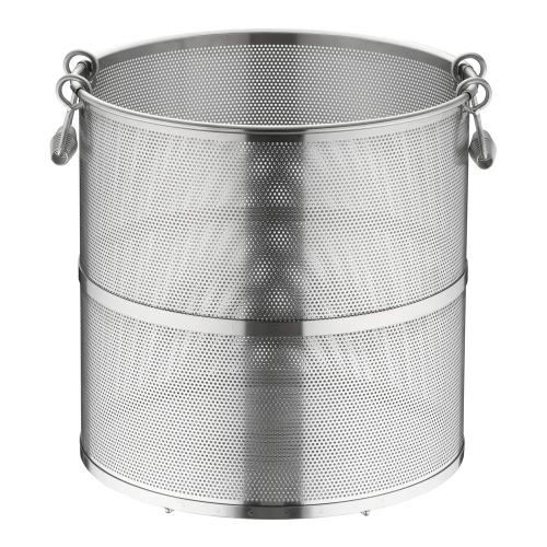 エコ嚠喨たる パンチング丸型吸いもの取ざる 39糎用 UK18-8/御役目用/新品/貨物輸送無料
