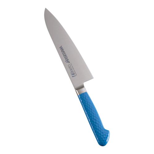 抗菌カラー庖丁 牛刀 18cm MGK-180 ブルー/業務用/新品/小物送料対象商品|厨房機器と店舗用品 TENPOS