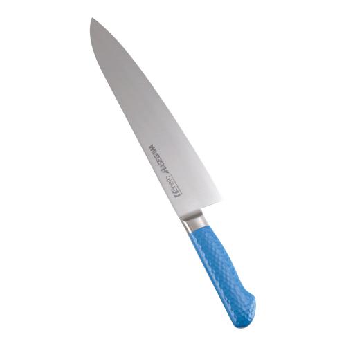抗菌カラー庖丁 牛刀 27cm MGK-270 ブルー/業務用/新品/送料無料 14,433円