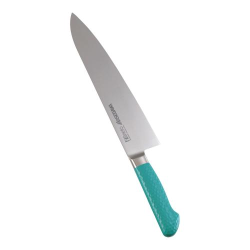 抗菌カラー庖丁 牛刀 27cm MGK-270 グリーン/業務用/新品/送料無料