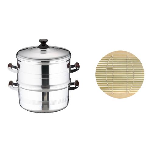 アルミ長生セイロ〈デラックス〉 28cm 一重/業務用/新品/送料無料