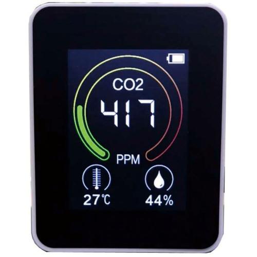 二酸化炭素濃度測定器(温度・湿度計付) CO2R-100/業務用/新品/小物送料対象商品|厨房機器と店舗用品 TENPOS