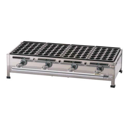 関西式たこ焼器(28穴) 4枚掛 12・13A/業務用/新品/送料無料