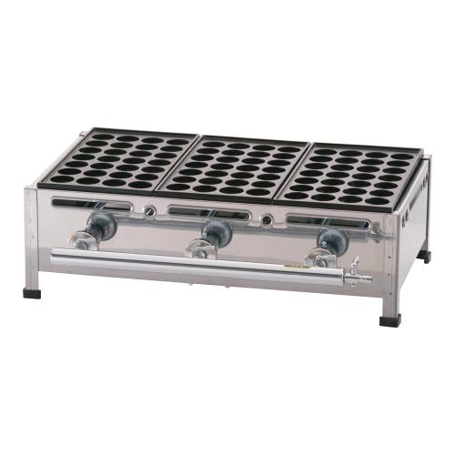 関西式たこ焼器(28穴) 3枚掛 12・13A/業務用/新品/送料無料