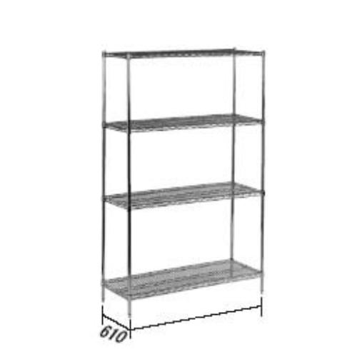 TKGワイヤーシェルフセット S2460C×P74C×5段 幅1520×奥行610×高さ1900(mm) /業務用/新品/送料無料|厨房機器と店舗用品 TENPOS