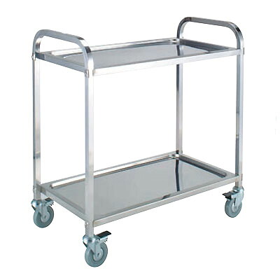 キッチンワゴン S850 2段 ステンレス EBM/業務用/新品/送料別途見積｜厨房機器と店舗用品 TENPOS
