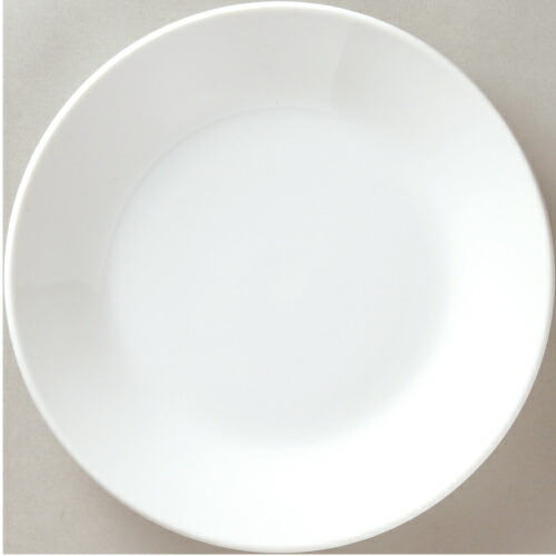 水明 白 24cm皿10枚入/業務用/新品 /テンポス/小物送料対象商品