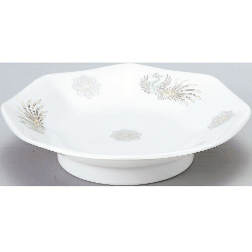 【高台北京 八角高台皿 10枚入】 /業務用/新品/小物送料対象商品