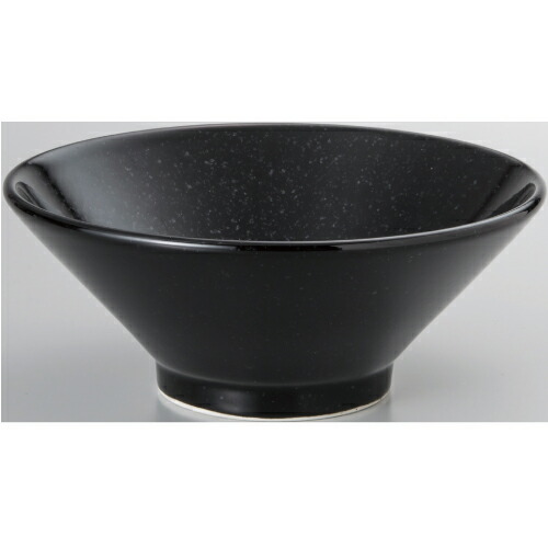 黒中華 切立高台20cm丼 黒御影 10個入/業務用/新品/小物送料対象商品