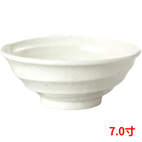 【鳴門 7.0丼粉引10個入 】 業務用/新品/小物送料対象商品