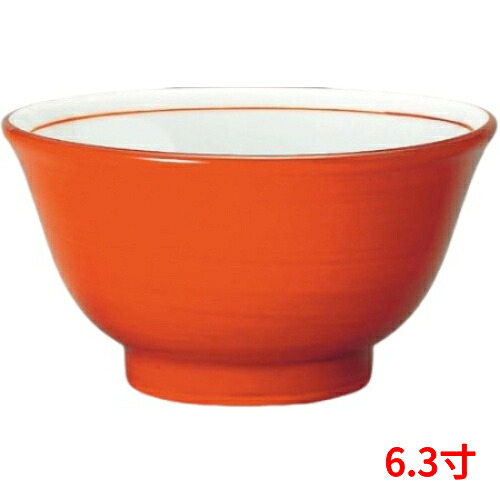 【反深口6.3丼朱巻 10個入 】 /業務用/新品/小物送料対象商品|厨房機器と店舗用品 TENPOS