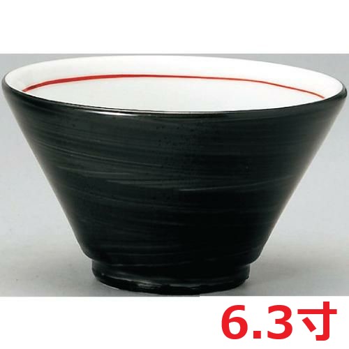 【切立深口6.3丼黒巻 10個入 】 /業務用/新品/小物送料対象商品｜厨房機器と店舗用品 TENPOS