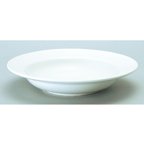 ダイヤセラム(強化) リム 9吋 深皿 プレート Dia Ceram White I 10枚入/業務用/新品 /テンポス/小物送料対象商品