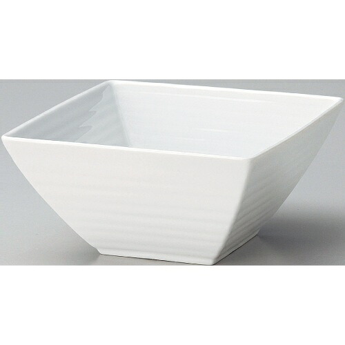 鉢 正角鉢16cm白 6-65-6 幅165mm×奥行165mm×高さ80mm 10個入/業務用/新品 /テンポス/小物送料対象商品