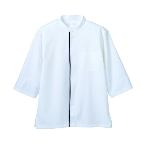 調理コート 兼用 ７分袖 6-461 (白/黒) /プロ用/新品/小物送料対象商品