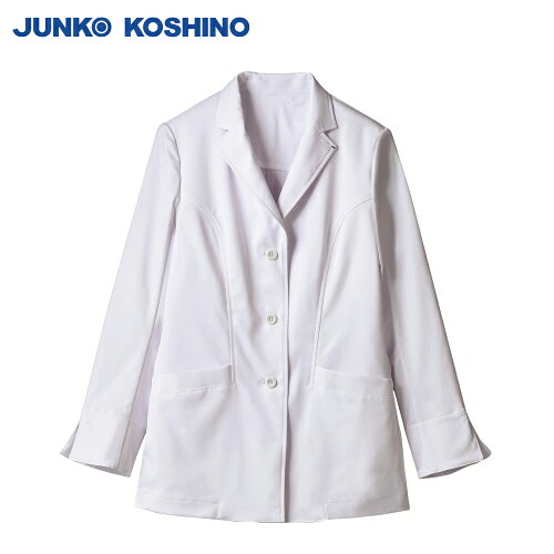 お医者さん厚地の外套 レディス長袖 白いこと JK114-11/労働者階級用/新品