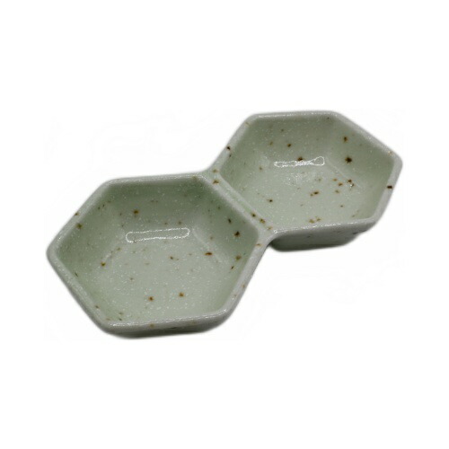 【飲食店定番】わさび斑点 二品皿 13.7×7.5×H2.4(cm)/10入り/業務用/新品/小物送料対象商品 4,099円