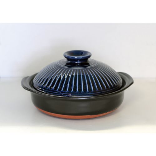 菊花 瑠璃釉 8号鍋/M1057/業務用/新品/小物送料対象商品