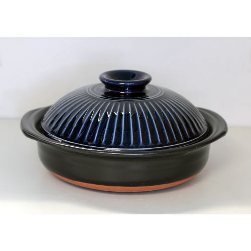 菊花 瑠璃釉 9号鍋/M1058/業務用/新品/小物送料対象商品