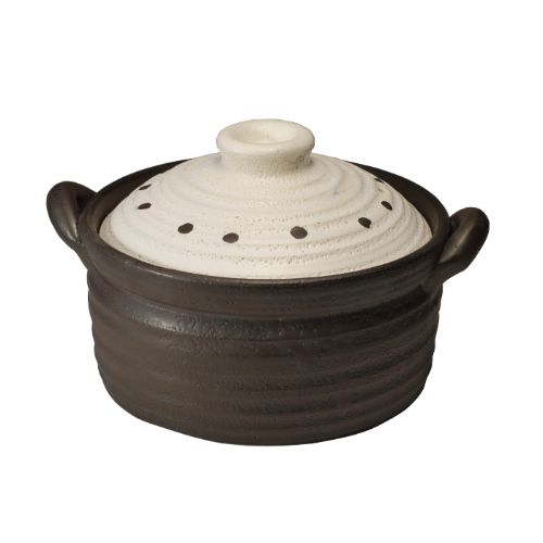 NEW金属元素IH炊飯鍋 点点白いこと(2合炊)/M8767/お役目用/新品/小物貨物輸送客体商いもの