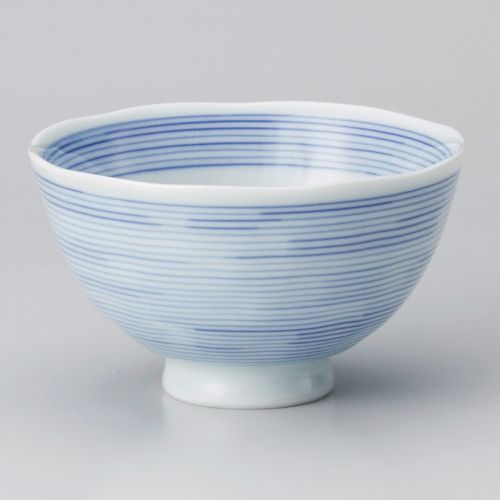 紺千筋飯碗小 φ10.2×5.9cm 366-628 (5個入) 346-369/業務用/新品/小物送料対象商品