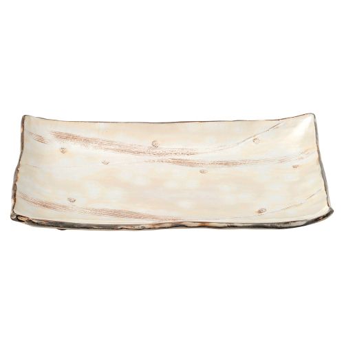 三島手くし目まな板皿 36.5&times;22&times;4.5cm 418-179/業務用/新品/小物送料対象商品｜厨房機器と店舗用品 TENPOS