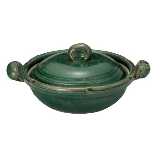 織部(手造)10号鍋 38×φ31×18.5cm(2800cc)(身10.5cm) 381-039/業務用/新品/送料無料