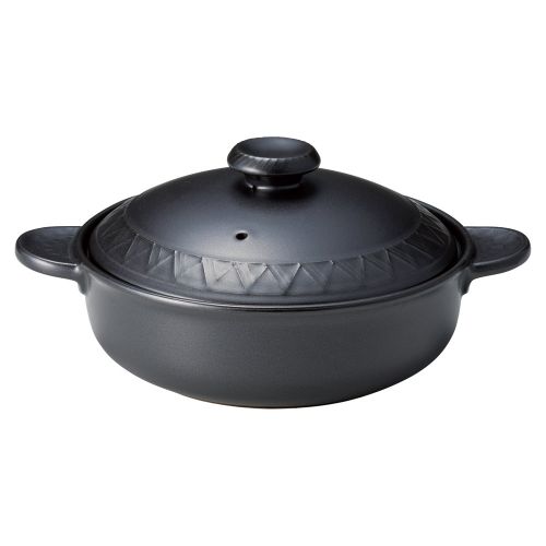 ブラックセラムシチュー鍋(大) 33×φ25×14cm(身7.8cm)(2200cc) 537-019/業務用/新品/小物送料対象商品