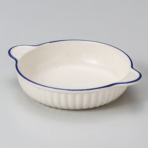 ブルーライン丸グラタン 20.5×φ16.5×4cm 604-158 (10個入) 538-159/業務用/新品/小物送料対象商品