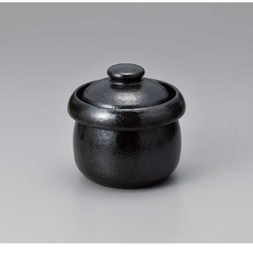 黒壷型田の実鍋 2合炊/お役目用/新品/小物貨物輸送客体商いもの