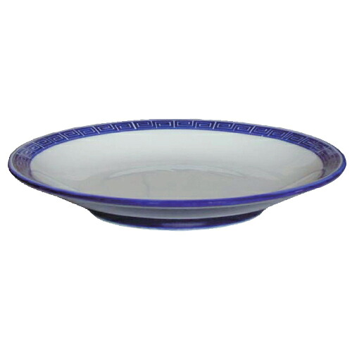 ラーメン丼 ルリ雷門 9吋丸メタ皿 10枚入 /業務用/新品/送料無料｜厨房機器と店舗用品 TENPOS