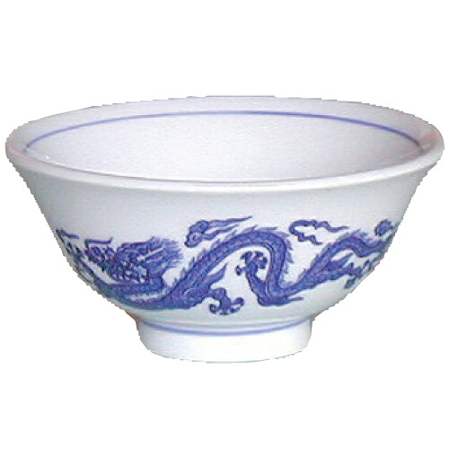 ラーメン丼 染付竜華 3.8スープ碗 10個入 /業務用/新品/小物送料対象商品|厨房機器と店舗用品 TENPOS