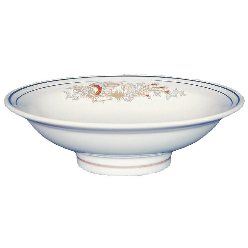 ラーメン丼 パステル鳳花 丸8寸高台皿 10枚入 /業務用/新品/送料無料