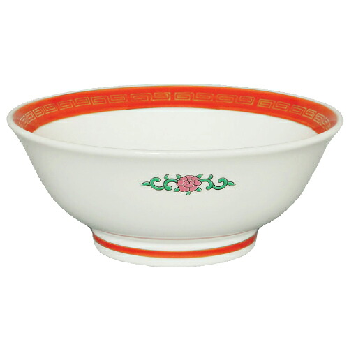 ラーメン丼 赤金 丸反7寸丼 10個入 /業務用/新品/送料無料｜厨房機器と店舗用品 TENPOS 15,820円